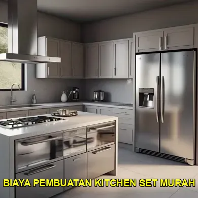 Cara Menghitung Biaya Pembuatan Kitchen Set di Pasar Klaten
